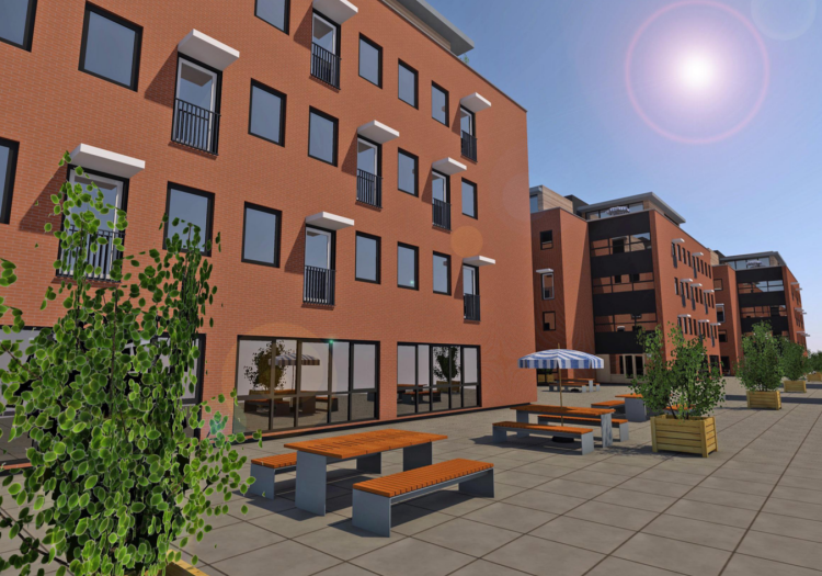 Oplevering medio april 2018